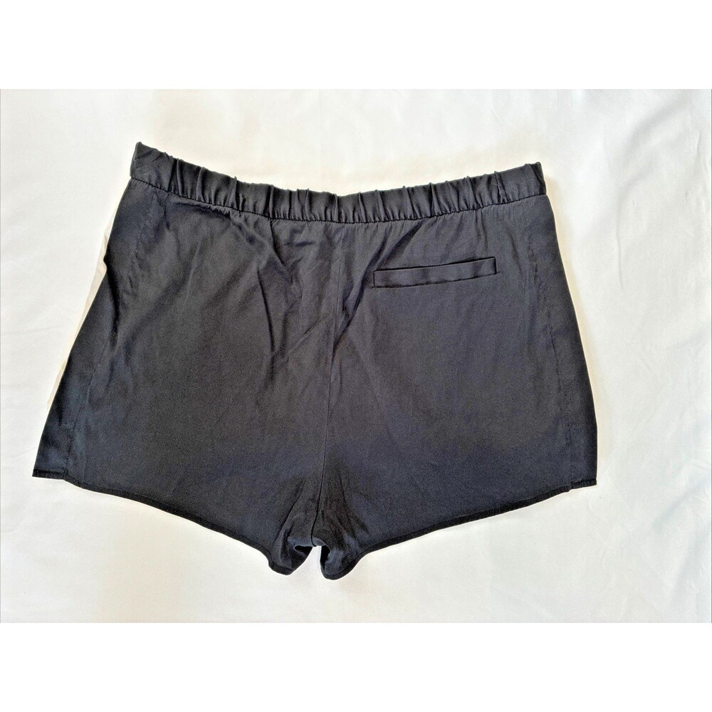 Alexander Wang Athletic Lounge Track Shorts Sz 2 Black White Urban Luxury Retro - Picture 4 of 13